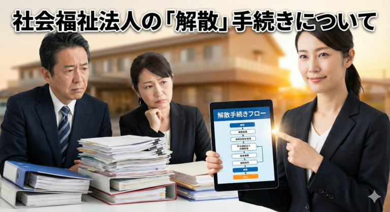 社会福祉法人の【解散】手続きの手順とは